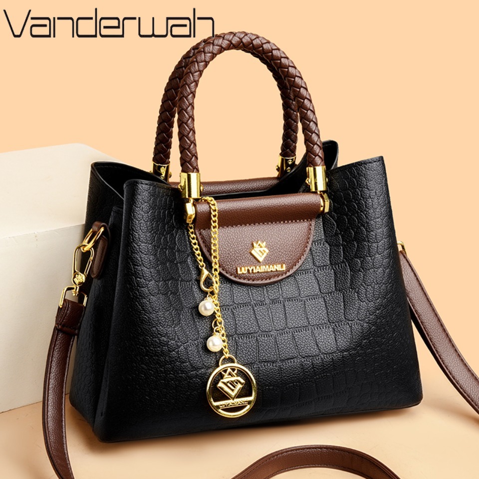 Luxury Bags Store - Woven Handle Genuine Brand High Quality
