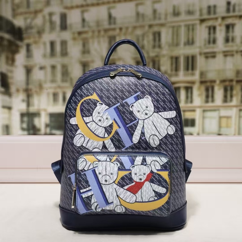 CH Cute Bear Print Shoulder Ba - Luxury Bags Cute 评论和价格