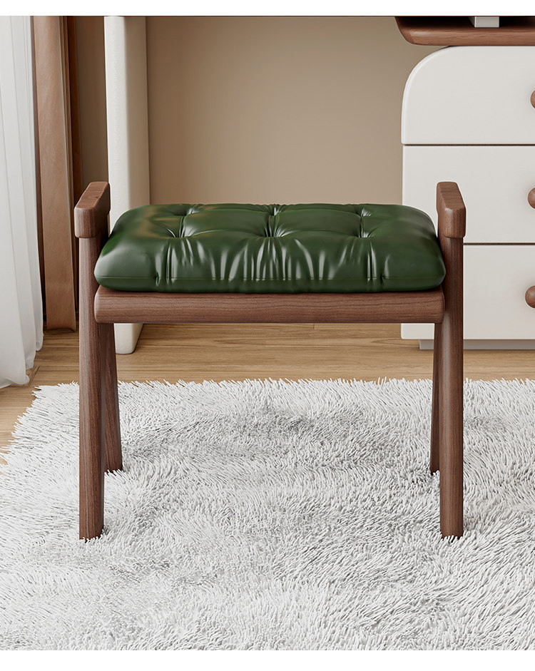 Solid Wood Shoe Change Stool D - Luxury Bags Entry 评论和价格