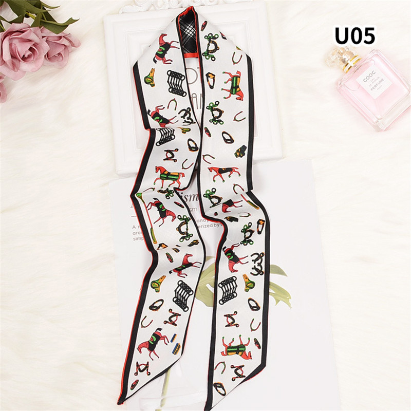Horse Plaid Skinny Scarf Women - Luxury Bags Women Brands 评论和价格