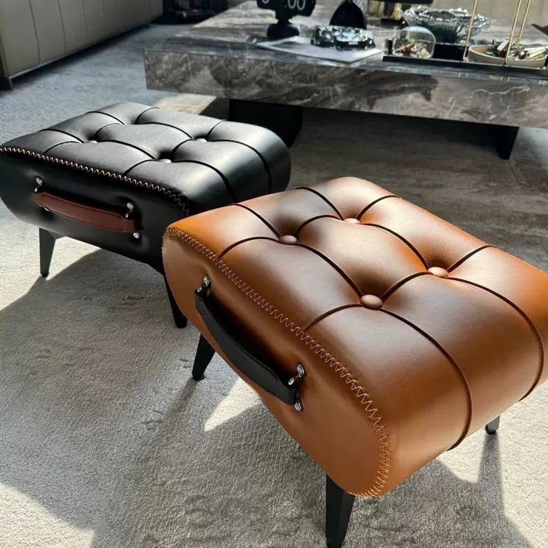 Small stool oil wax leather ho - Luxury Bags Entry 评论和价格