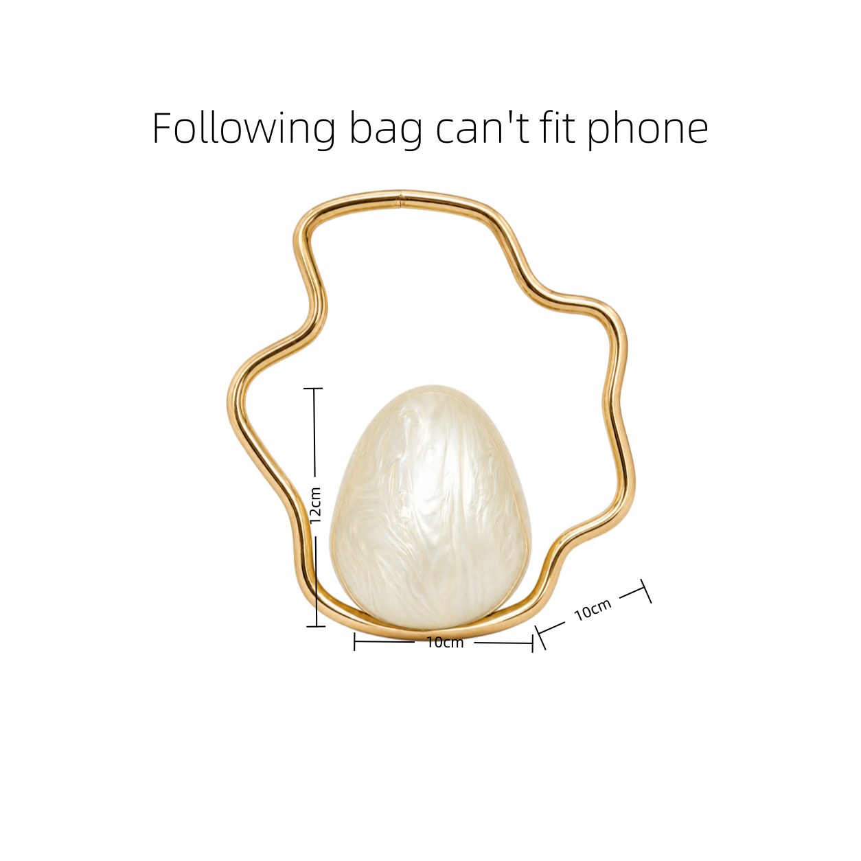 Women mini Acrylic Egg Bag Cut - Luxury Bags Cute 评论和价格
