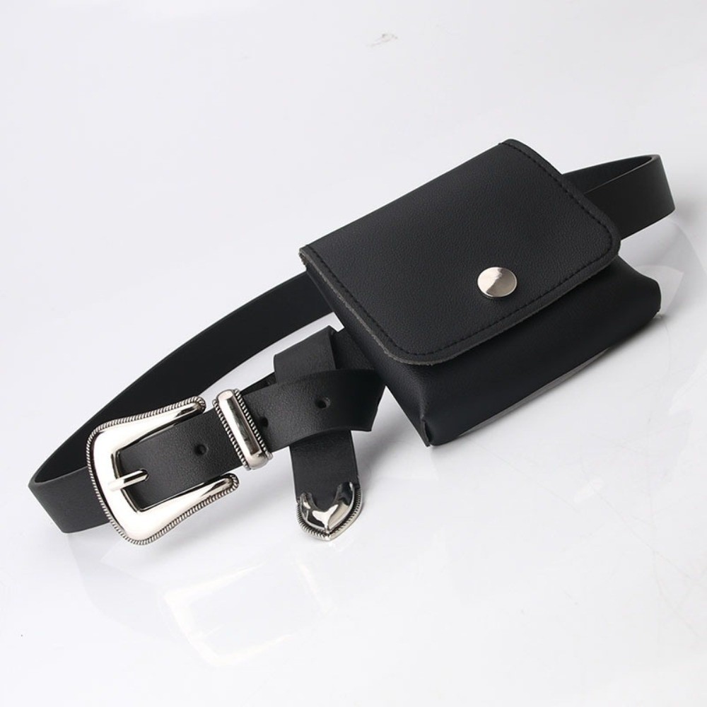 Gifts PU Leather Women Waist B - Belt Bag Leather Wide 评论和价格