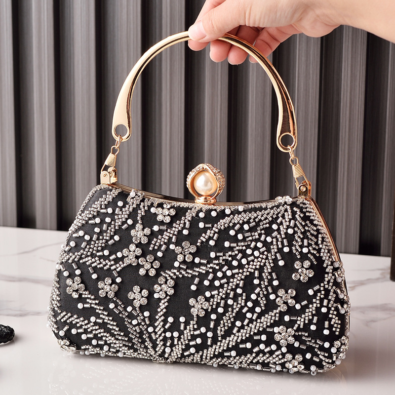 Black Handbag Beading Vintage  - Luxury Bags China Wholesale 评论和价格