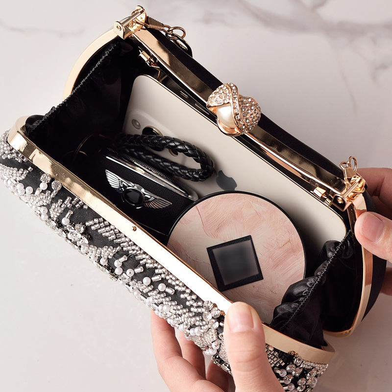 Black Handbag Beading Vintage  - Luxury Bags China Wholesale 评论和价格