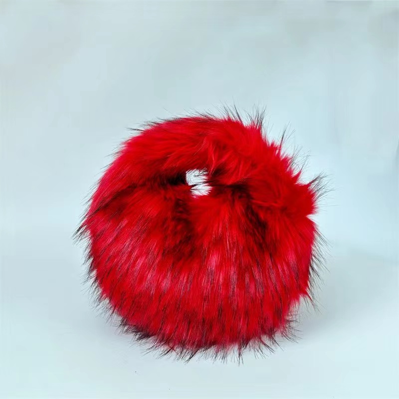 Fur Women's Small Half Moon Ba - Luxury Bags Cute 评论和价格