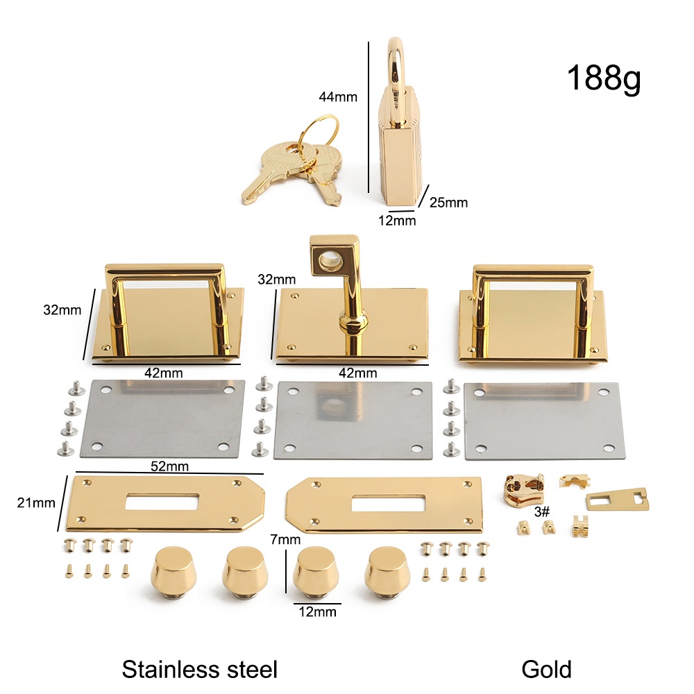 1/2/5Sets Premium Stainless St - Luxury Bags Repair 评论和价格