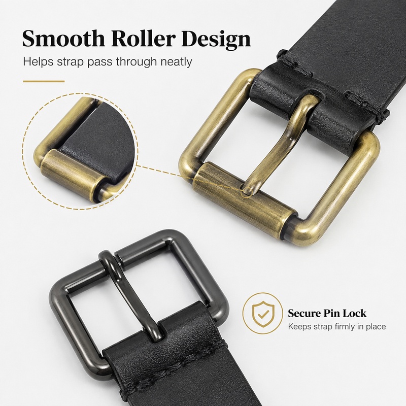 10Pcs 20-38mm Metal Roller Pin - Belt Bag Leather Wide 评论和价格