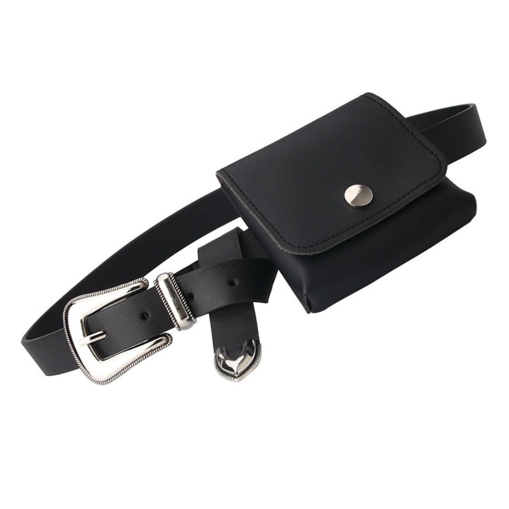 Gifts PU Leather Women Waist B - Belt Bag Leather Wide 评论和价格