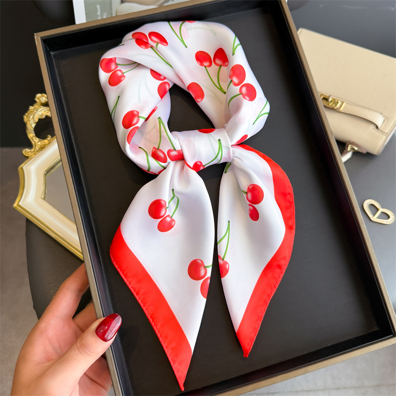 Luxury Square Satin Scarf Wome - Luxury Bags Cute 评论和价格