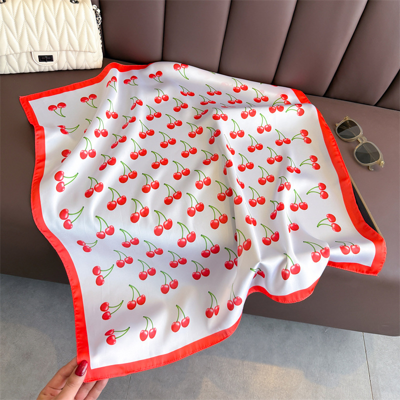 Luxury Square Satin Scarf Wome - Luxury Bags Cute 评论和价格