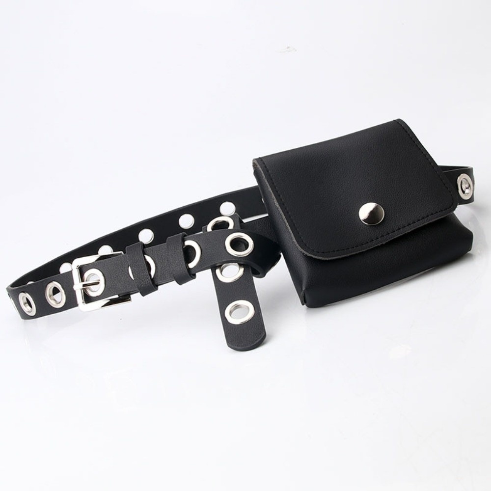 Gifts PU Leather Women Waist B - Belt Bag Leather Wide 评论和价格